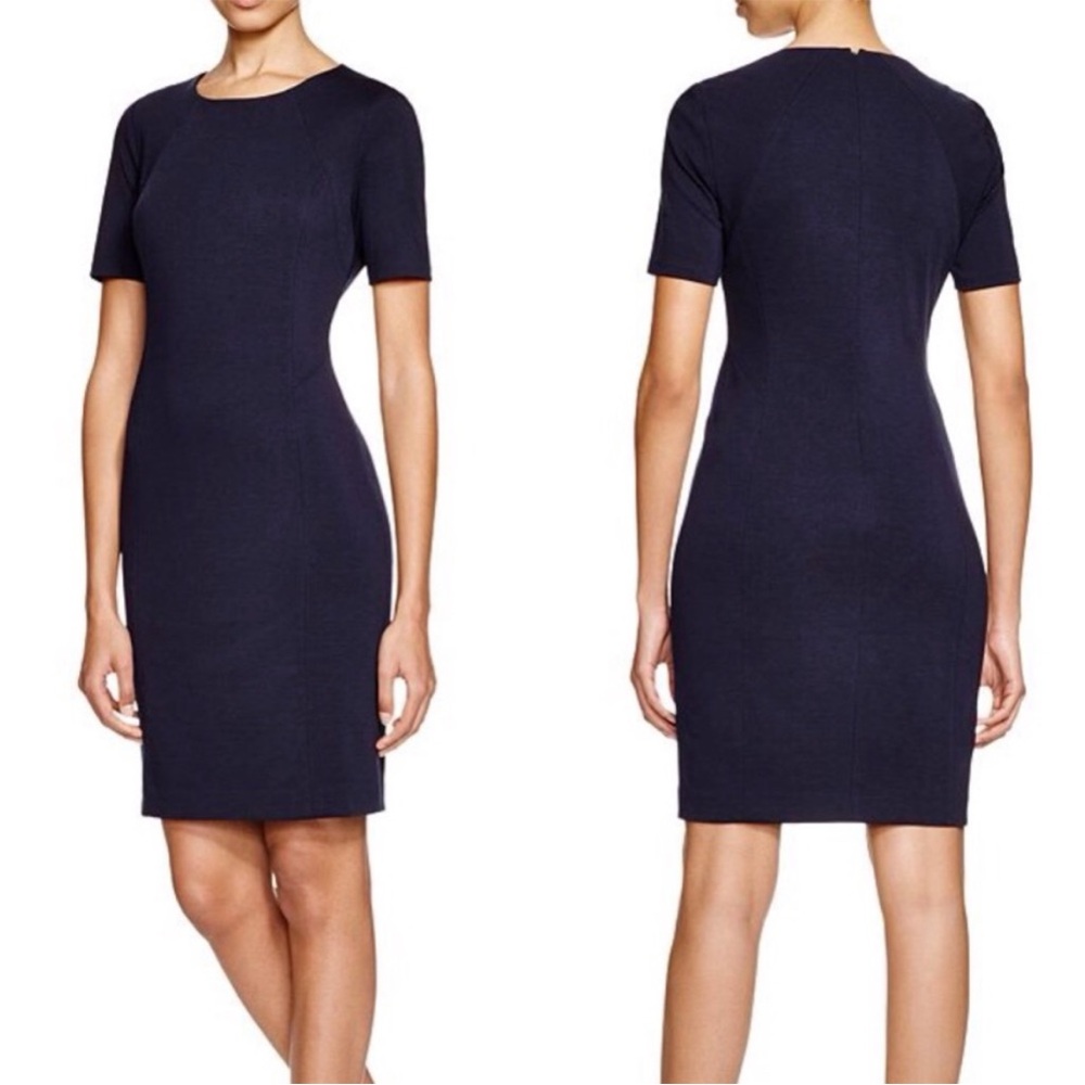 NWT T Tahari judianne navy dress